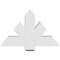 Ekena Millwork Kennewick Architectural Grade PVC Gable Bracket, 36"W x 22 1/2"H x 6"D x 6"F, 15/12 Pitch GBP036X23X0606KEN00 - alternate 4